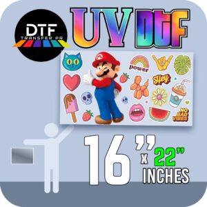 UV DTF 16x22" Inches