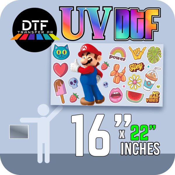 UV DTF 16x22" Inches