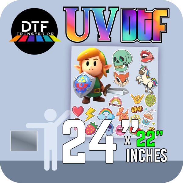 UV DTF 24x22" Inches